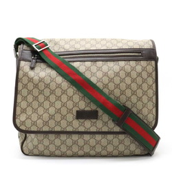 GUCCI Shoulder Bag 246067 Messenger bag Sherry line Nylon/leather