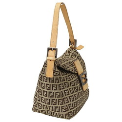 FENDI Bag Women's Handbag Shoulder Zucchino Canvas Beige 8BR004