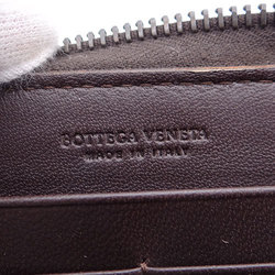 Bottega Veneta BOTTEGAVENETA Wallet Women's Men's Long Leather Intrecciato Brown 114076 Cool Chic
