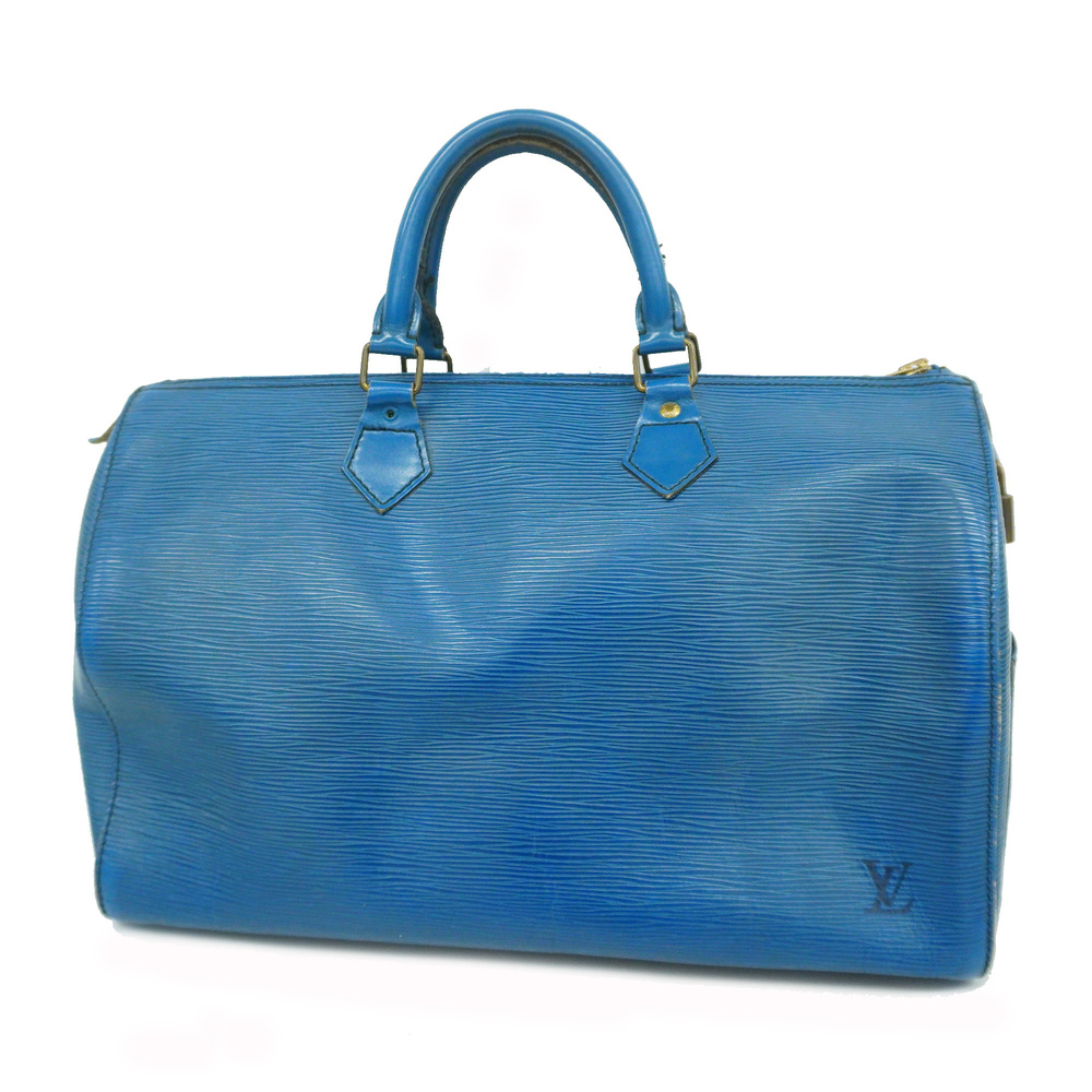 Louis Vuitton Toledo Blue Epi Speedy 35