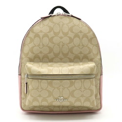 Coach pink online backpack