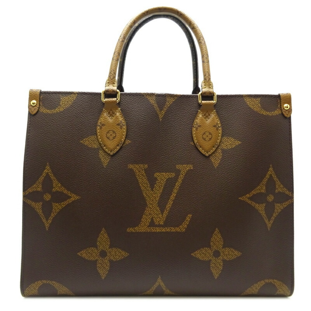 Louis Vuitton On the Go MM Women's/Men's Shoulder Bag M45321 Monogram  Reverse Brown/Beige