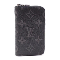 Louis Vuitton Monogram Zipped Pouch PM M67809 White Logo Brand Accessory Key  Case Coin Unisex