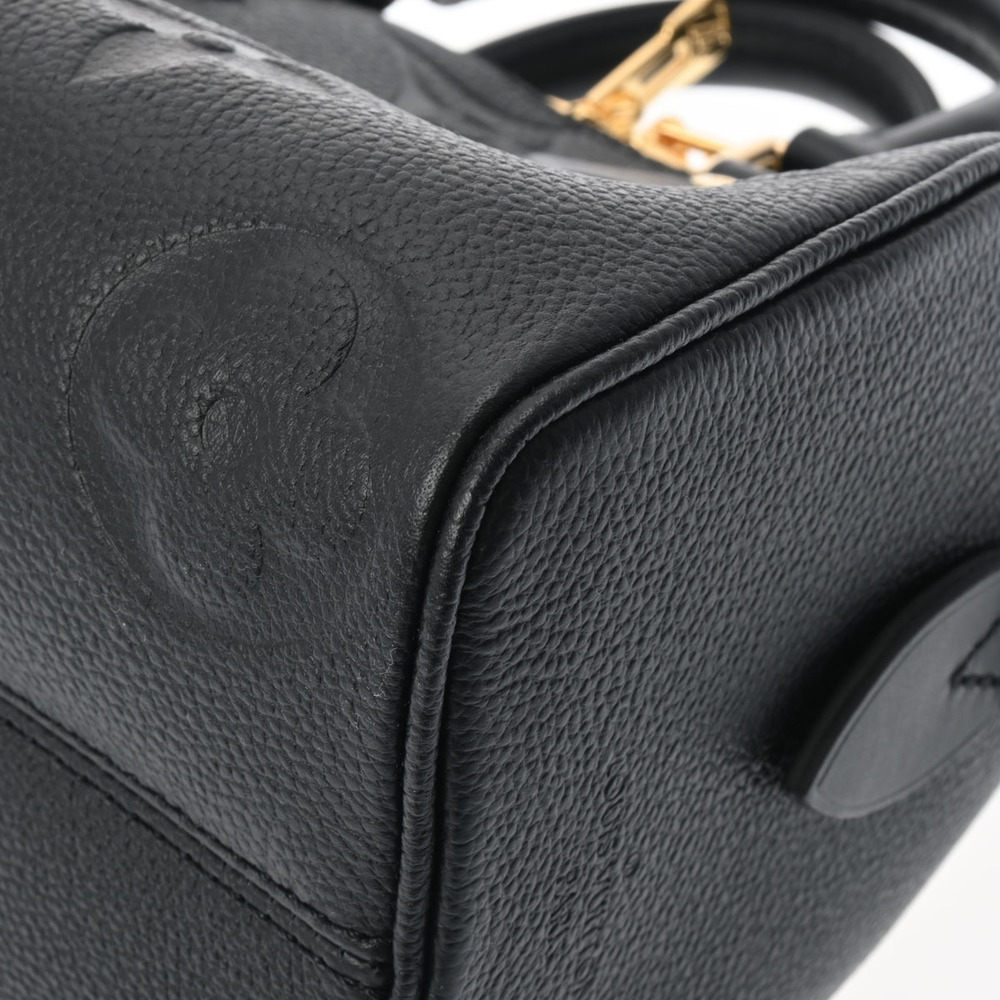 Louis Vuitton Monogram Empreinte Leather Speedy Bandouliere 20 M58953 Noir  Auth