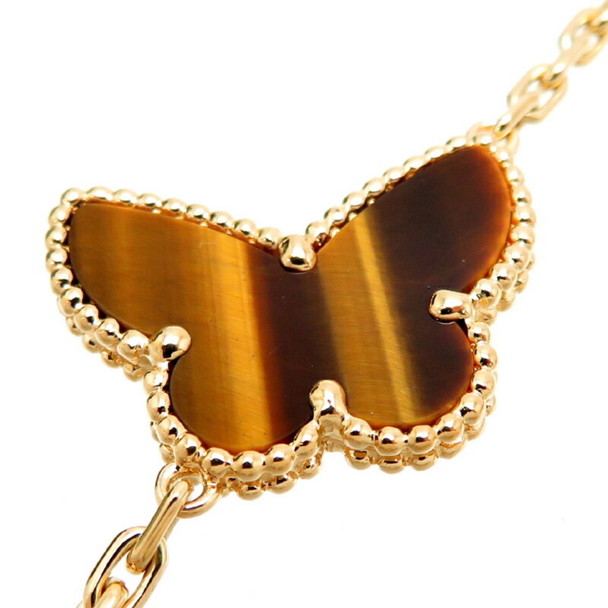 Van Cleef & Arpels Lucky Alhambra 4 Motif Women's Bracelet VCARD79600 750 Yellow Gold