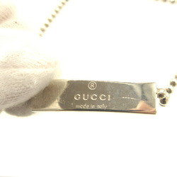 Gucci 2-row ball chain plate silver 925 bracelet