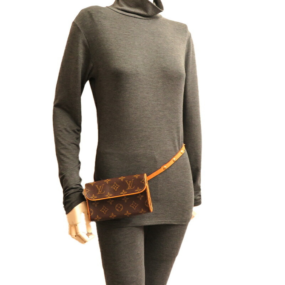 Louis Vuitton Pochette Florentine Strap XS Women's Pouch M51855 () Monogram  Ebene (Brown)