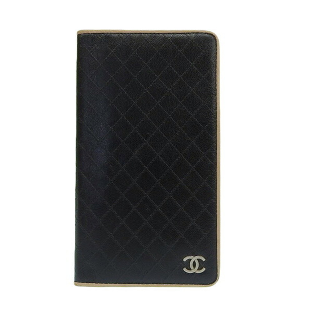 CHANEL Leather Cocomark Notebook Cover Black Ladies | eLADY Globazone
