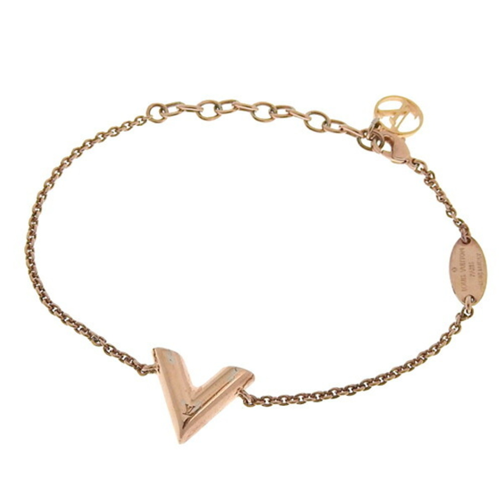 Louis Vuitton V Womens Bracelets, Gold