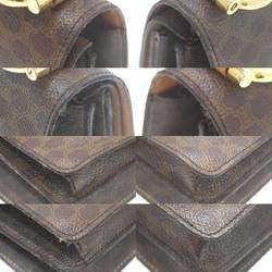 Celine Handbag PVC/Leather Brown