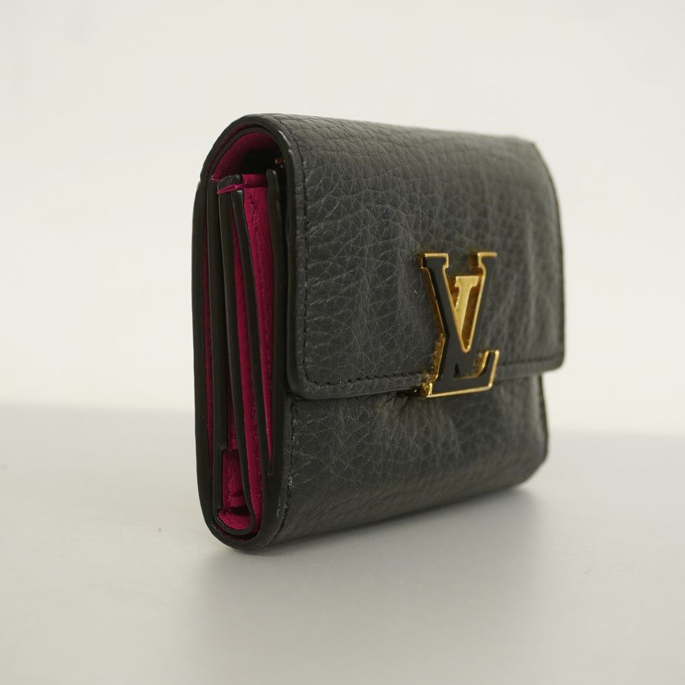 Louis Vuitton Capucines Xs Wallet Black Taurillon