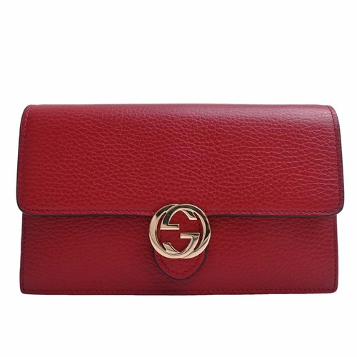 Gucci Interlocking Wallet 510314 - Red