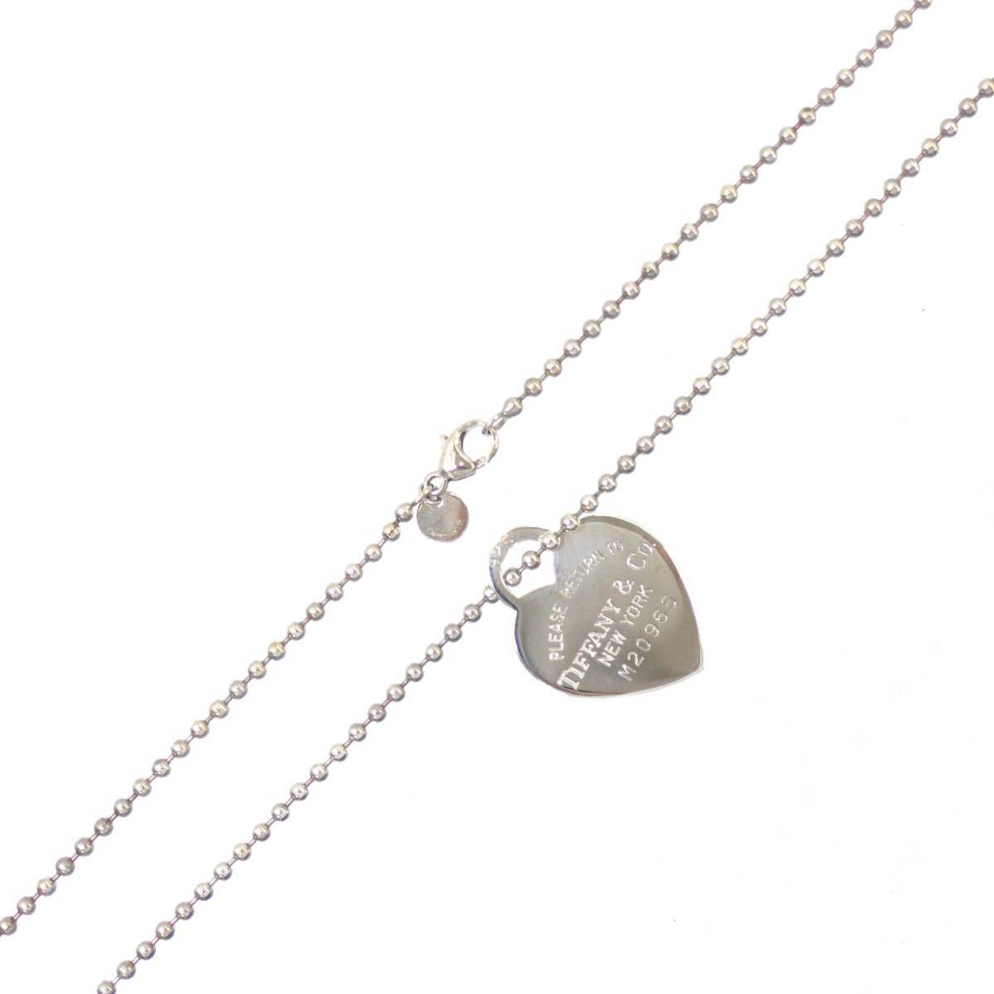 Tiffany & Co. Return Toe Heart Tag Pendant Necklace Sv925 ES