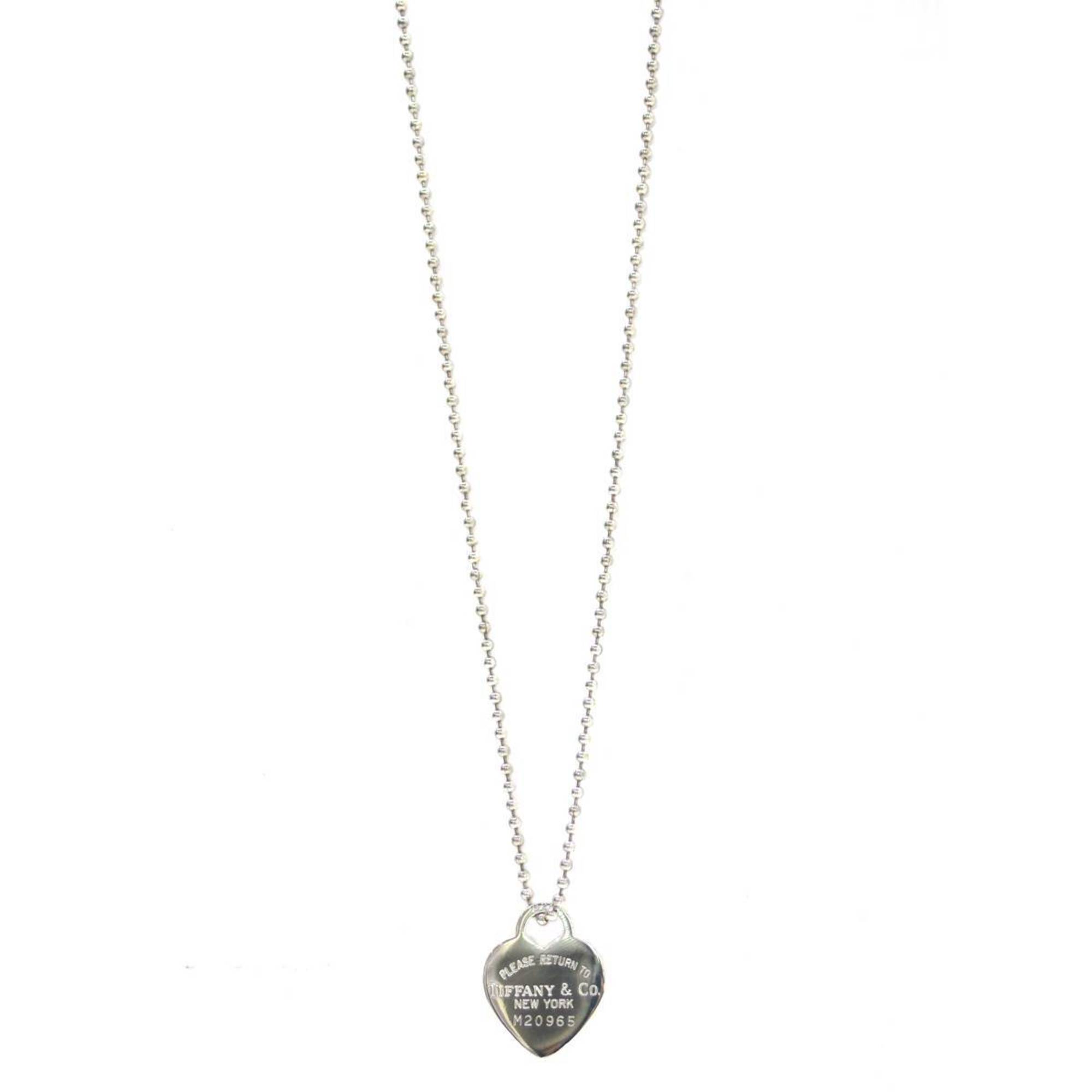 Tiffany & Co. Return Toe Heart Tag Pendant Necklace Sv925 ES