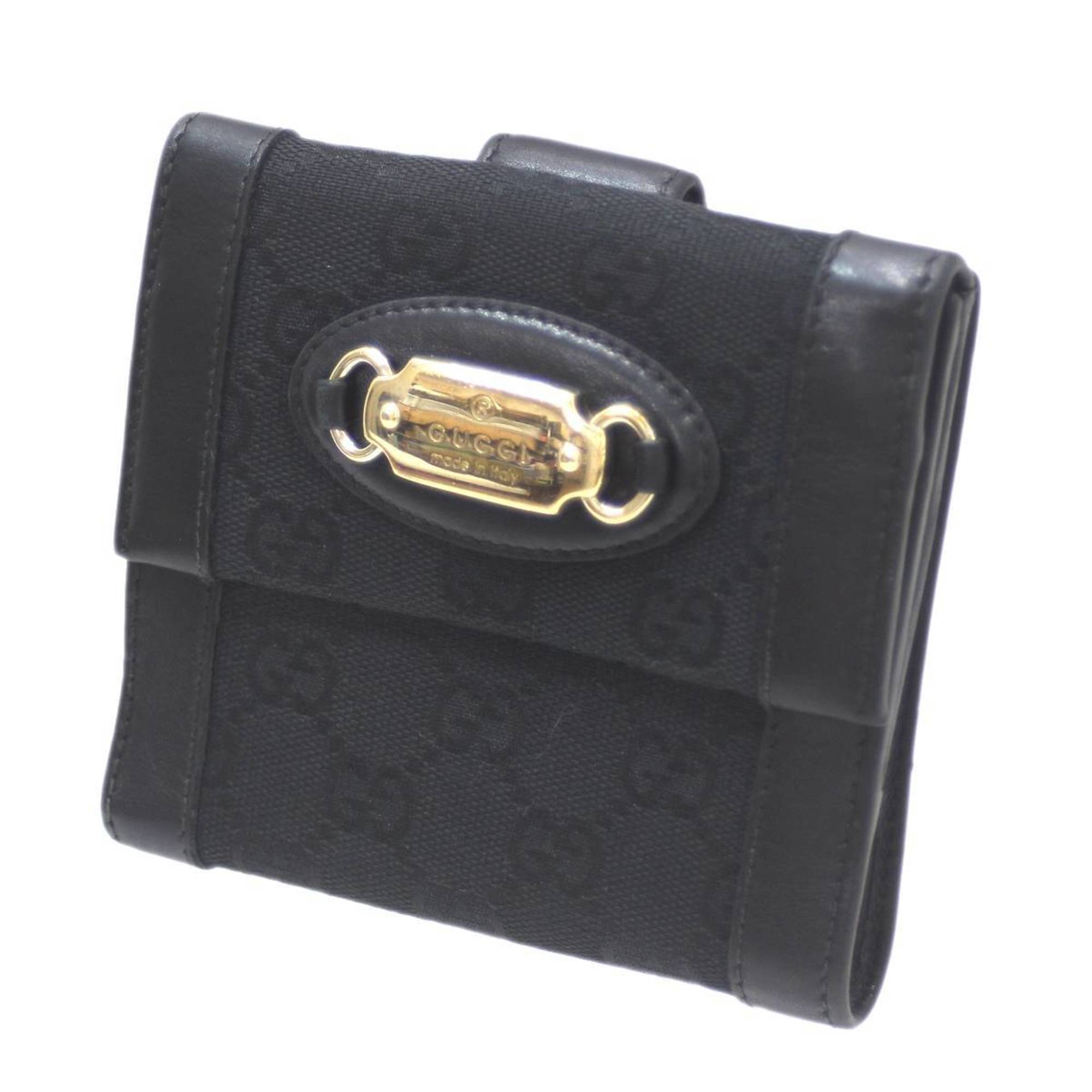 GUCCI Gucci Bifold Wallet GG Campus Black