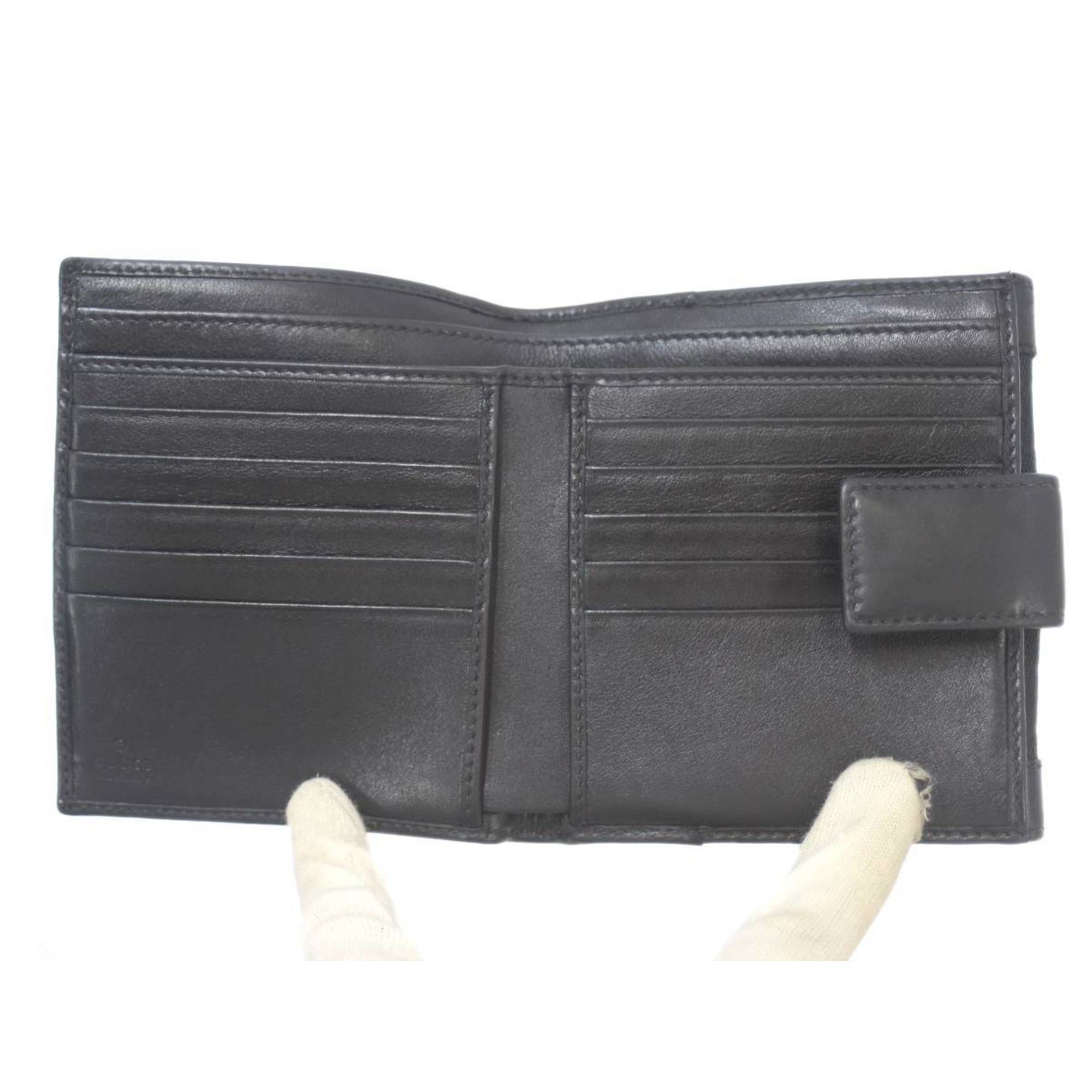 GUCCI Gucci Bifold Wallet GG Campus Black