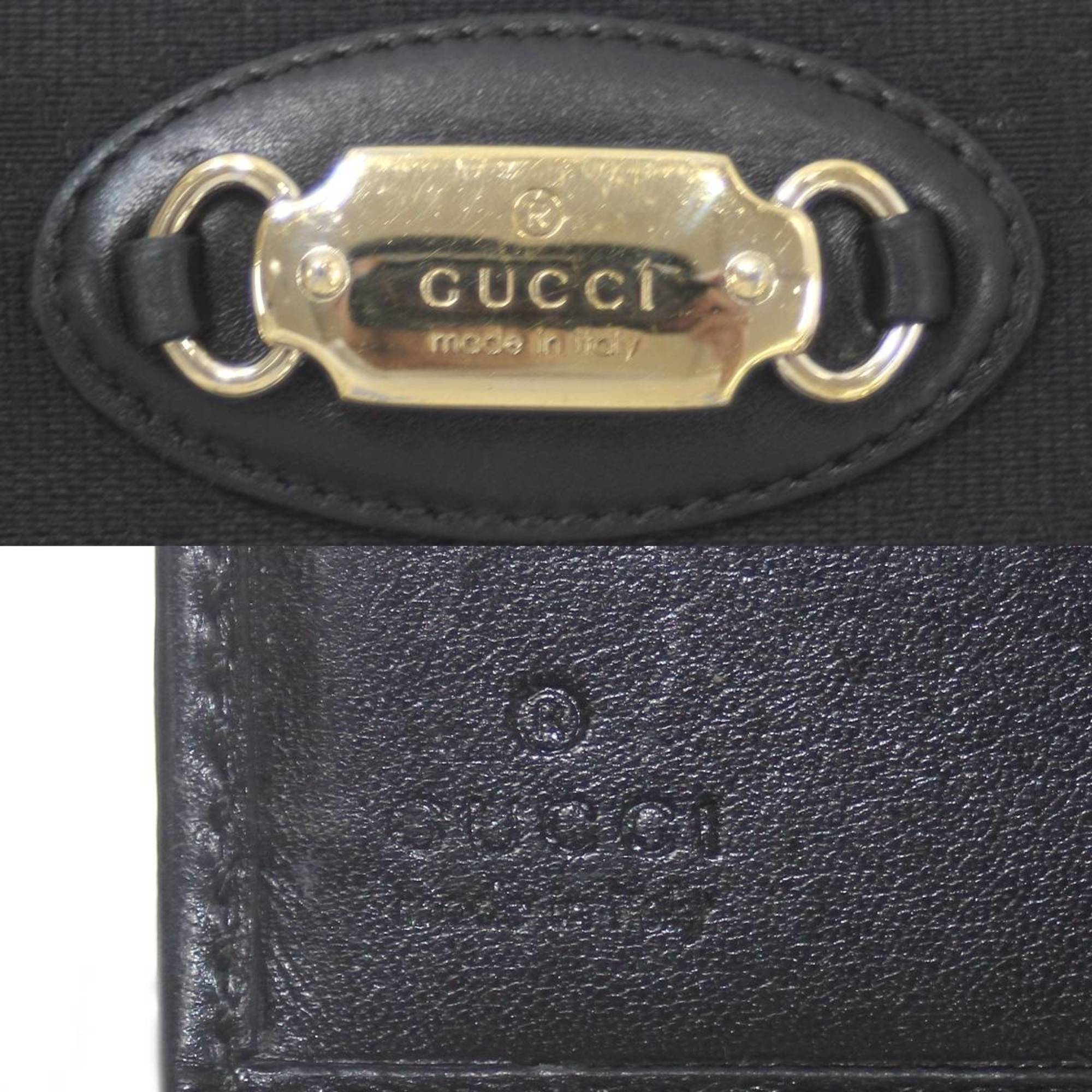 GUCCI Gucci Bifold Wallet GG Campus Black