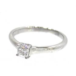 Tiffany&Co. Tiffany Pt950 Diamond Ring Prince Cut 0.3ct High Quality Solitaire Ladies KS