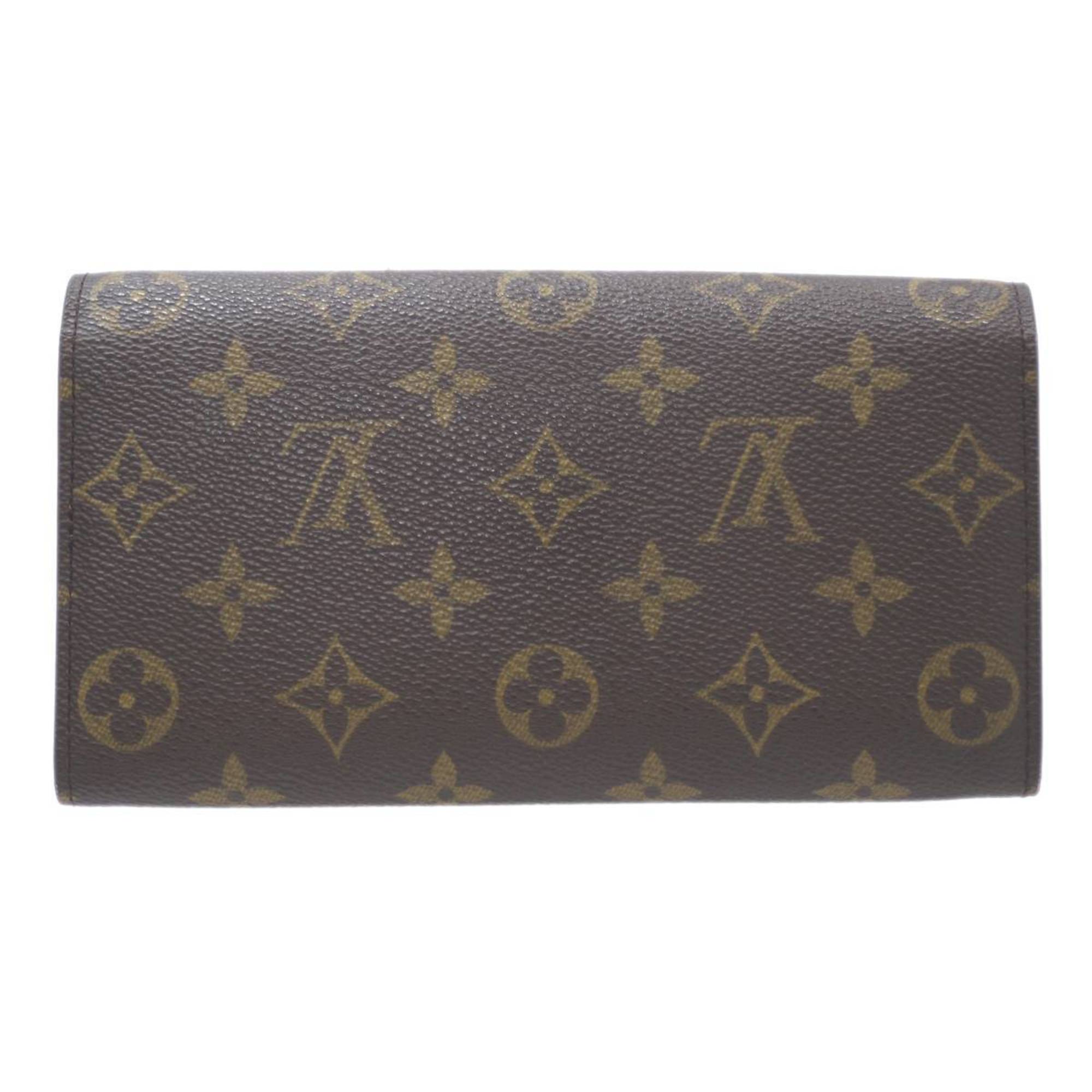 LOUIS VUITTON Pochette Porte Mone Credit Bifold Long Wallet Monogram M61725 MB0062