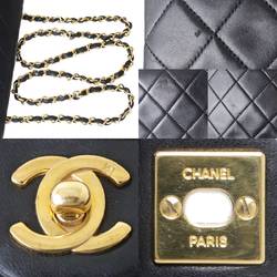 CHANEL Chanel Matelasse 20 Chain Shoulder Bag 7 Digits Circa 1990 Lambskin Black x Gold NT