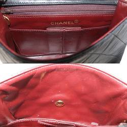 CHANEL Chanel Matelasse 20 Chain Shoulder Bag 7 Digits Circa 1990 Lambskin Black x Gold NT