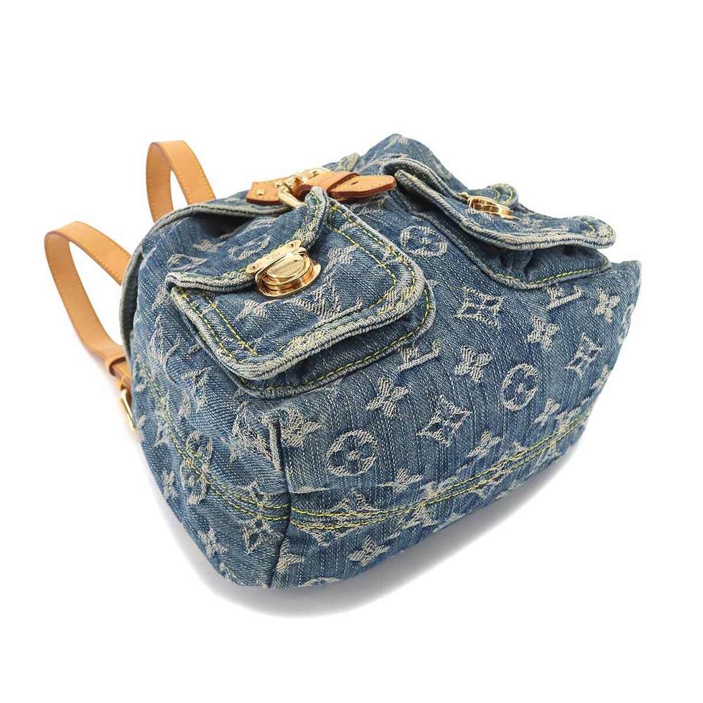 Louis Vuitton Monogram Denim Sac a Dos Backpack PM - Blue