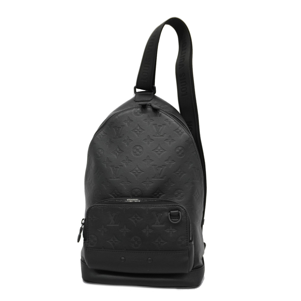 Louis Vuitton Racer Backpack Black Monogram Shadow Leather at