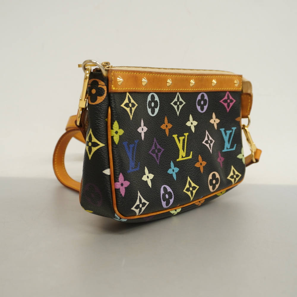 Auth Louis Vuitton Monogram Multicolore Pochette Accessoires M92648