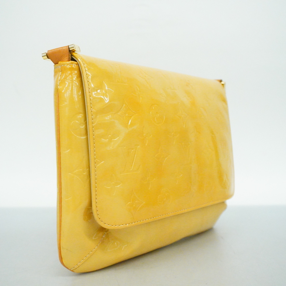Auth Louis Vuitton Vernis Thompson Street Shoulder Bag Yellow M91008 , CA  0061