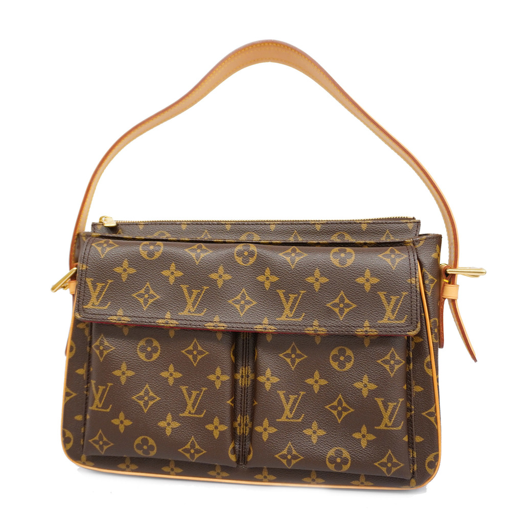 Louis Vuitton Monogram Viva Cite GM Bag Brown