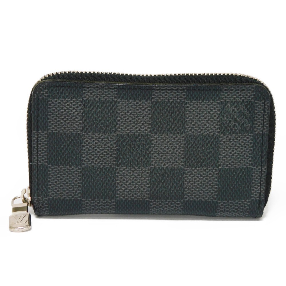 LOUIS VUITTON coin purse N63076 zip around purse coin purse Damier