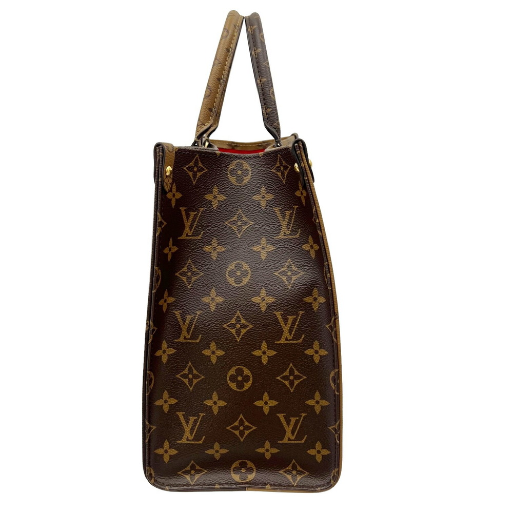 LOUIS VUITTON On the Go MM Giant Monogram Reverse M45321 FX4270 Tote Bag  Handbag Shoulder Women Men