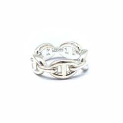HERMES Enchene PM Ring Silver Ag925 SV925 Chaine d'Ancre Accessory Fashion Ladies Men's Unisex