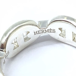 HERMES Enchene PM Ring Silver Ag925 SV925 Chaine d'Ancre Accessory Fashion Ladies Men's Unisex