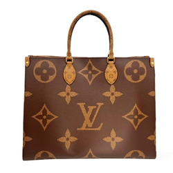 LOUIS VUITTON M45320 Monogram Giant Reverse On the Go GM Brown