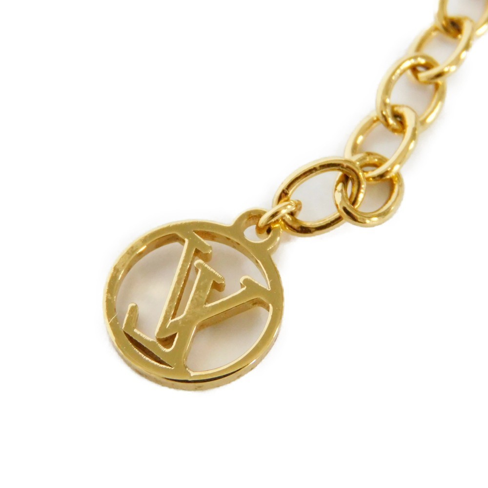 Louis Vuitton Bracelet Lv M00587 Gold Metal Ladies Flower
