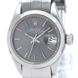 Vintage ROLEX Oyster Perpetual Date 6916 Steel Automatic Ladies Watch BF554401