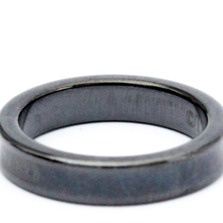 Tiffany 1837 Narrow Ring Titanium Fashion No Stone Band Ring Black