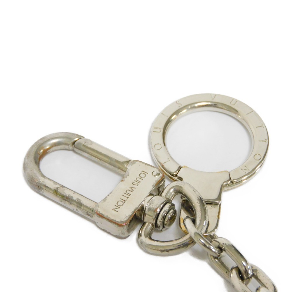 LOUIS VUITTON key ring M67775 Portocle LV Soft Bag charm metal/rubber  Silver Silver unisex Used