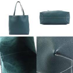 HERMES Shoulder Bag Tote Cover Serie 46 Taurillon Clemence Vert Cypress Unisex