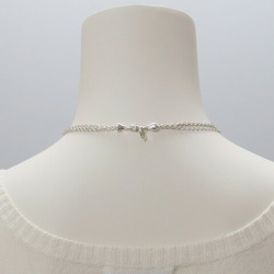 Tiffany Swing Leaf Motif 3 Row Silver Necklace