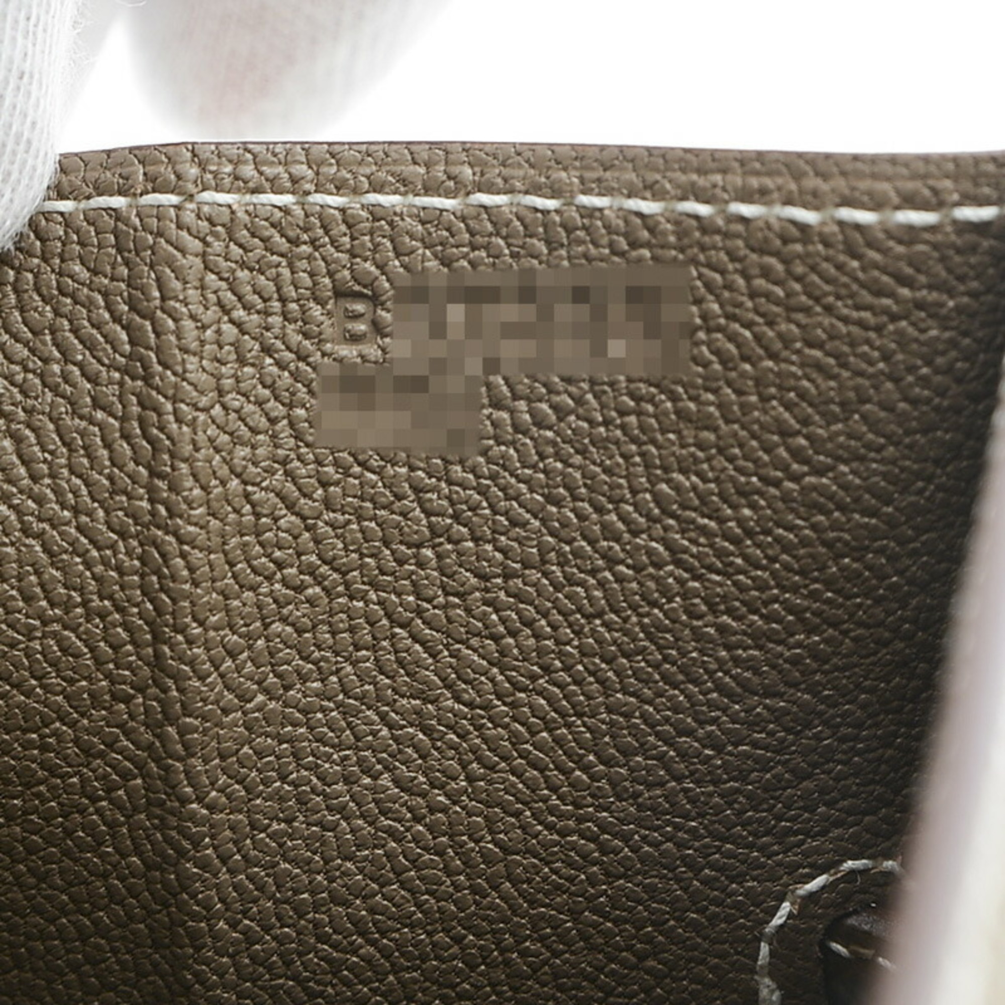 Hermes Kelly 20 Chaotic Handbag Epson Etoupe Gold Hardware B Stamped