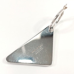 Prada triangle logo earrings silver 925 PRADA unisex