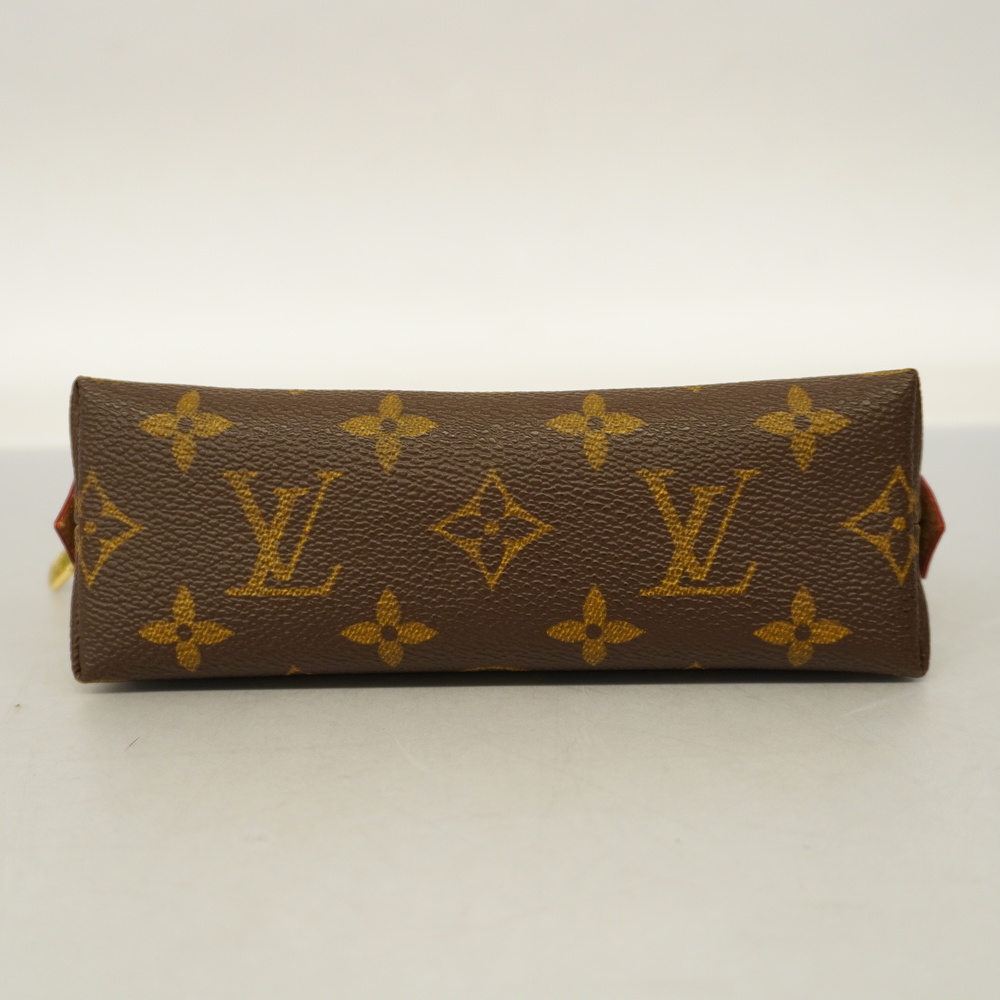 Louis Vuitton Monogram Pochette Cosmetic M47515 Brown Pouch