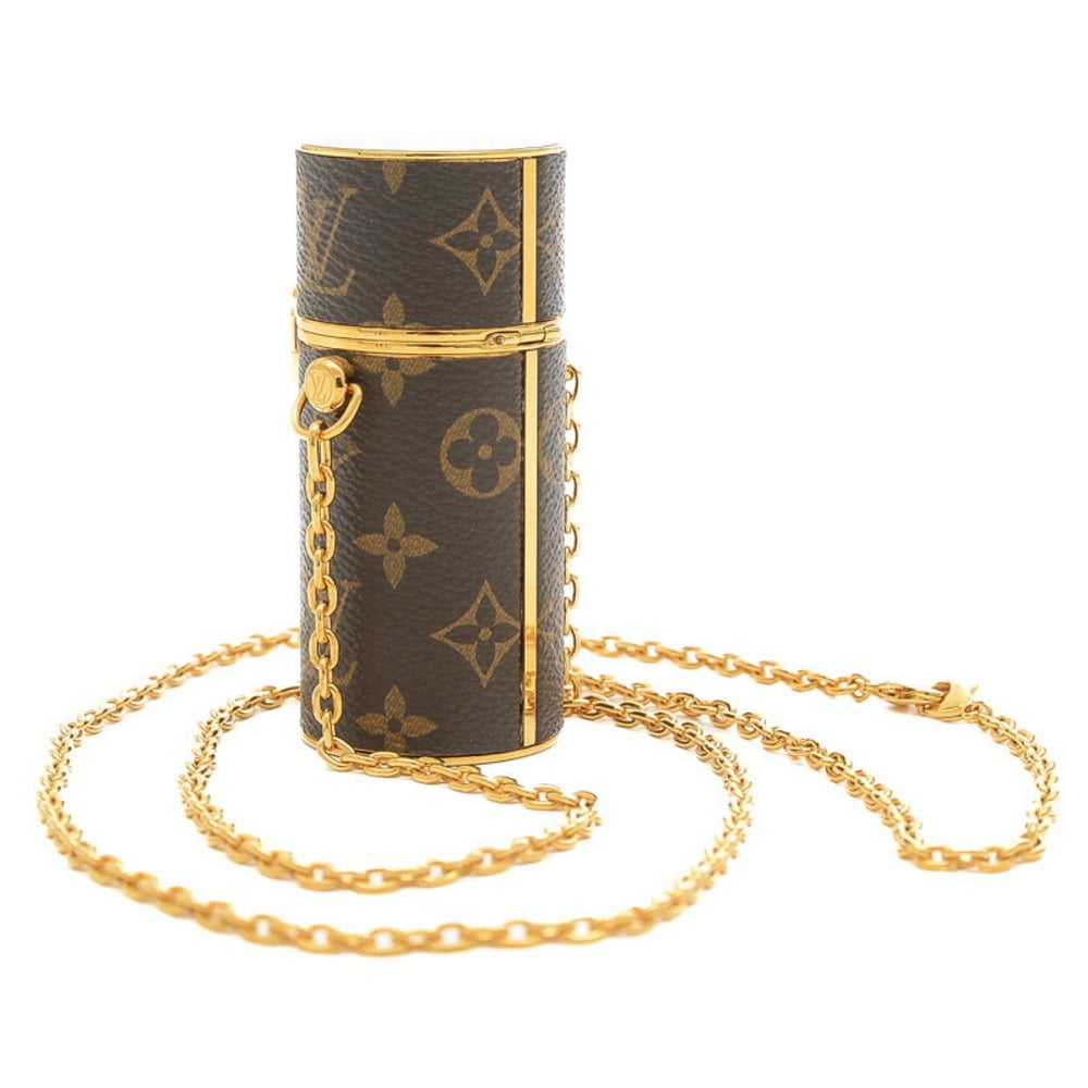 Louis Vuitton Monogram Lipstick Case Gold MP2406