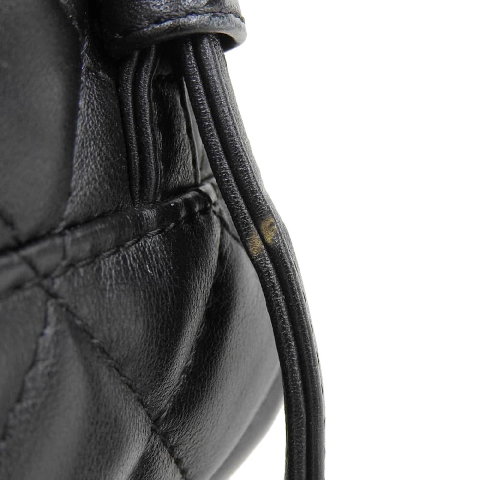 CHANEL Matelasse Coco Mark Backpack Rucksack Leather No. 26 A91121