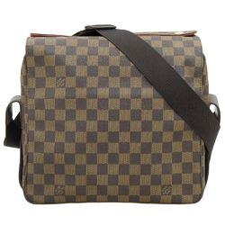 LOUIS VUITTON Damier Naviglio Shoulder Bag Ebene N45255