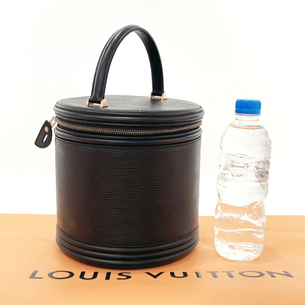Louis Vuitton Louis Vuitton Cannes Black Epi Leather Vanity Hand Bag