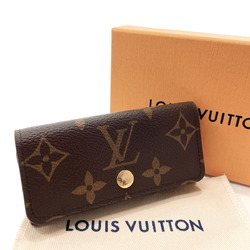 Louis Vuitton Multicle 4 Key Case Monogram Canvas LOUIS VUITTON M69517 Unisex Brown