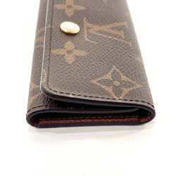 Louis Vuitton Multicle 4 Key Case Monogram Canvas LOUIS VUITTON M69517 Unisex Brown